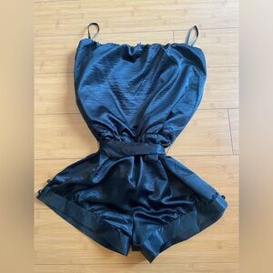 Satin like romper